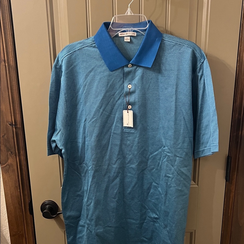Peter Millar Men's Blue Polo Shirt